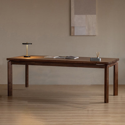 Black walnut solid wood large tabletop table