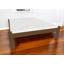 Structure de lit simple brun en bois massif