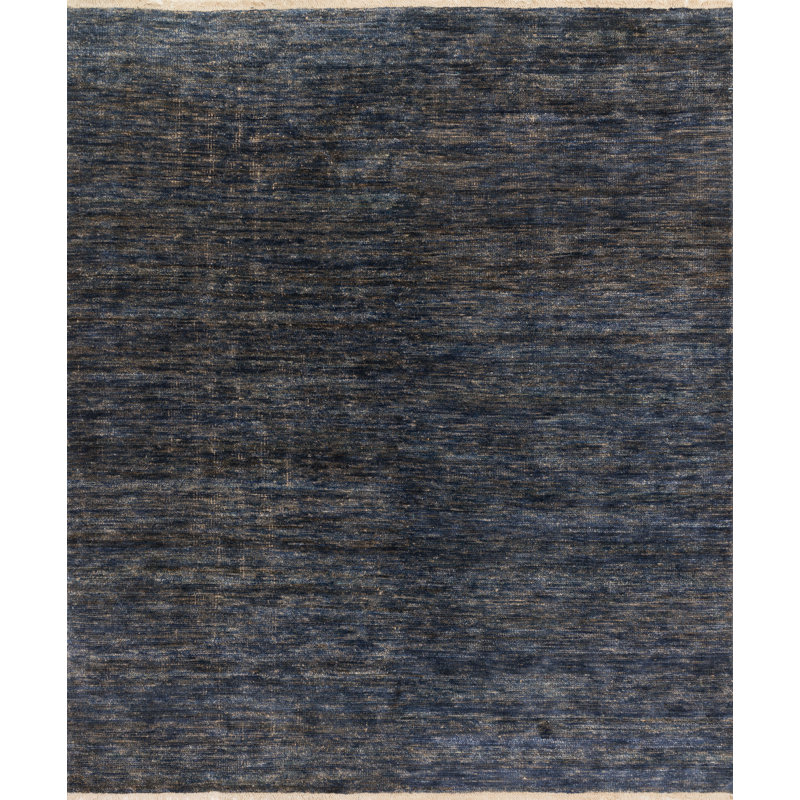 Moiseiev Area Rug in Blue, Rectangle 5'6" x 8'6"