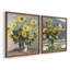 Rétro giclée à motif floral vintage - ensemble de 2-1842700821-1842700825