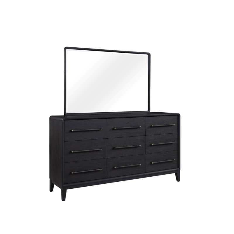 Commode 9 tiroirs de style contemporain