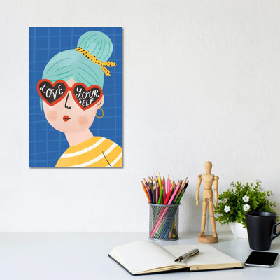 Everyday Hey Girl II by Lisa Barlow - Wrapped Canvas Print