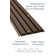 106” x 8.5” Wall Paneling Board Siding System, Weatherproof and UV-Resistant, Outdoor Composite Cladding Siding
