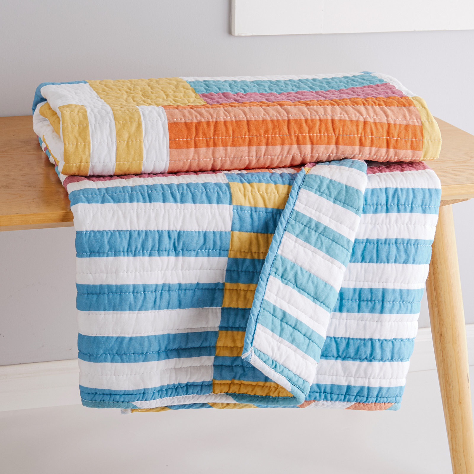 Quilted Throw Blanket
