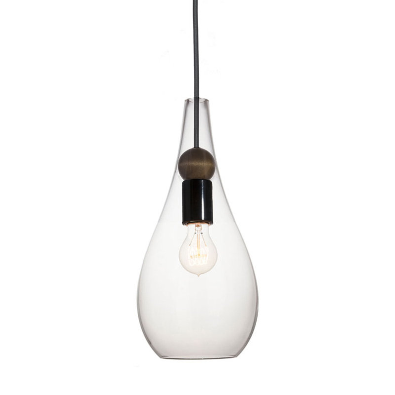 Earth 1 - Light Pendant, Clear, Matte Black