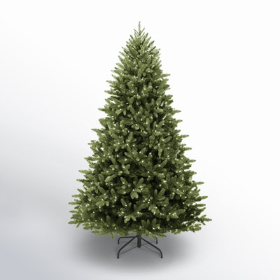 7'6" H Green Realistic Artificial Spruce Christmas Tree with 700 Lights