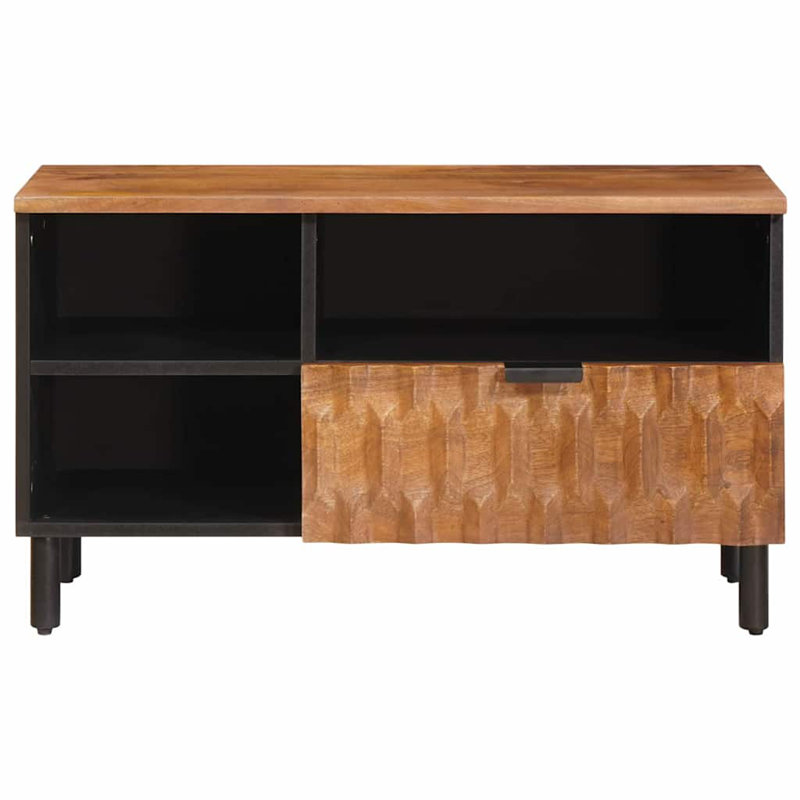 Unfinished TV Stand for TVs up to 88", Acacia Brown 