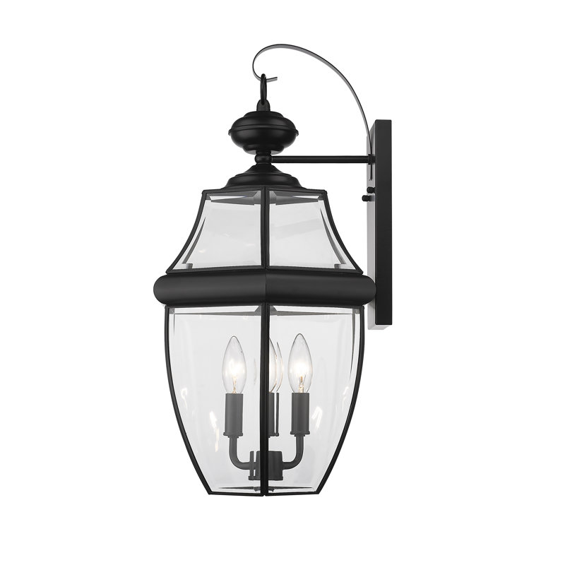 Lanterne murale d'extérieur 3 lumières H 22,25 po Allianora