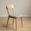 Chaise de salle à manger en bois naturel de qualité FAS Fabriqué en Amérique du Nord Chaise en bois massif à 100% Chaise de table Chaise de salon en bois simple et naturelle 47,5 x 55,5 x 78 cm-415059615-415059614-415059612