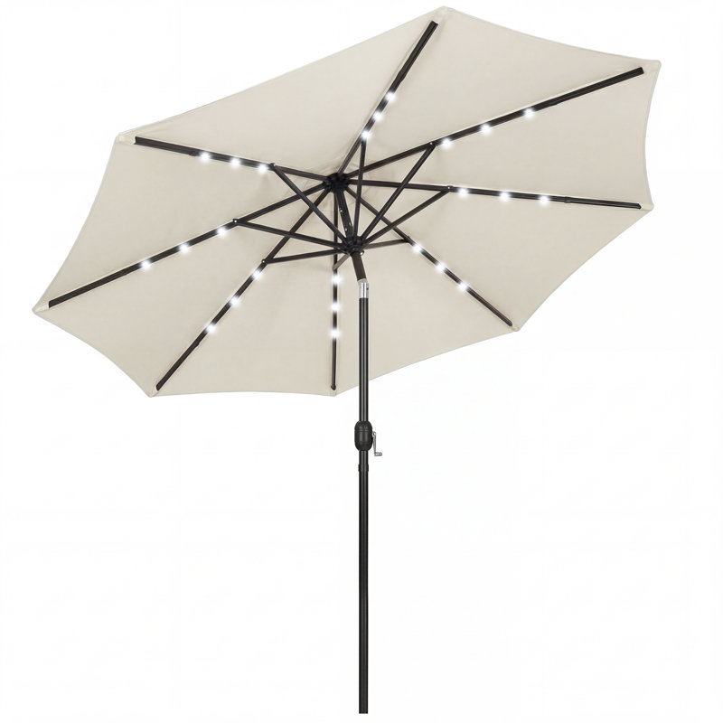 263cm Market Parasol, Cream