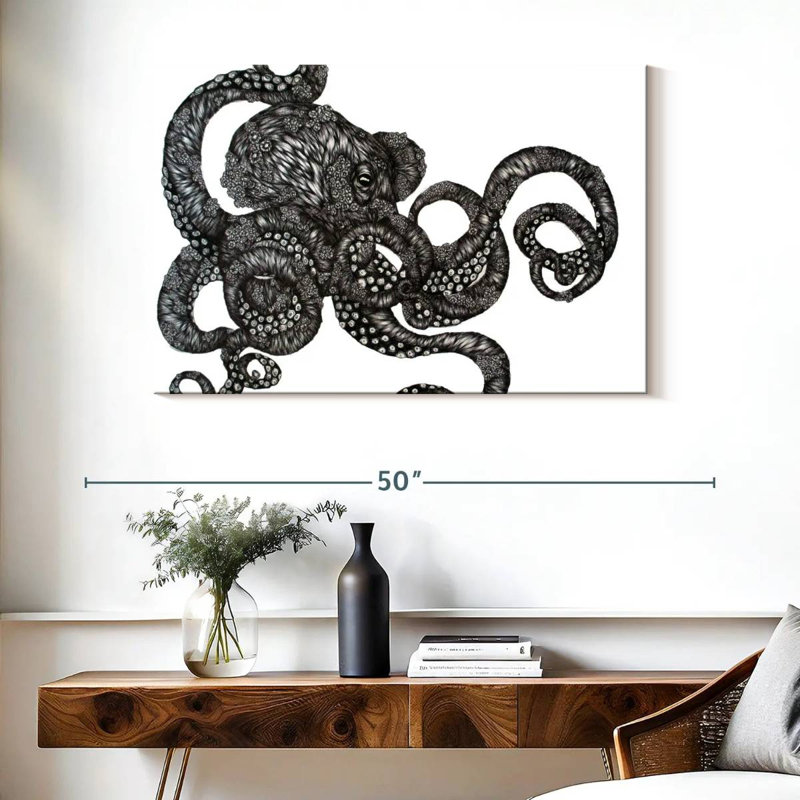 Brampt Barnacle Octopus, 26" H x 39" W