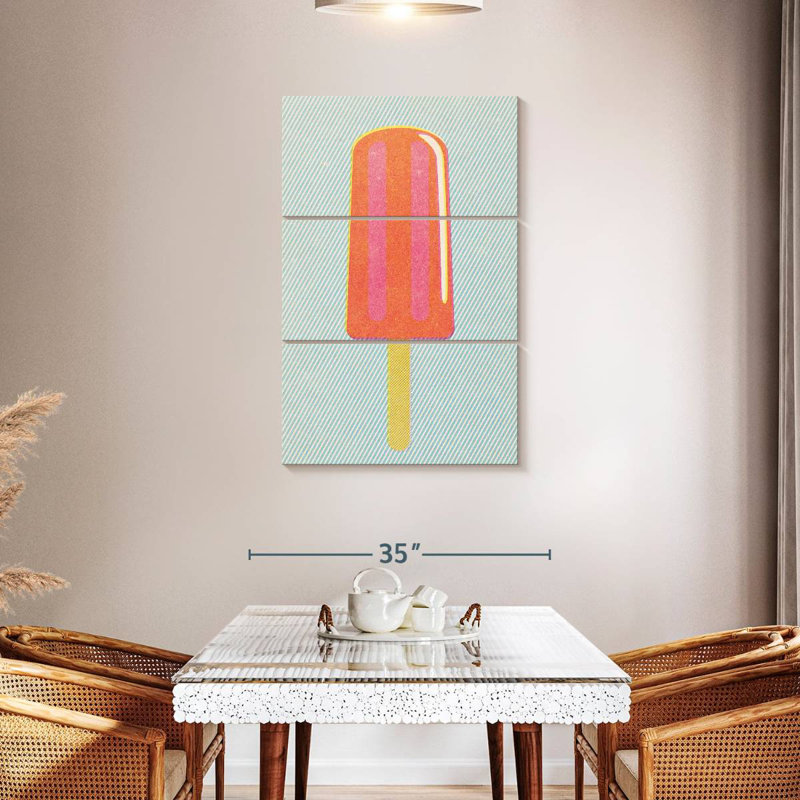 Yarlin Popsicle, 57" H x 36" W