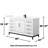 60'' Single Bathroom Vanity with Cultured Marble Top-79721315-79721316-97967097