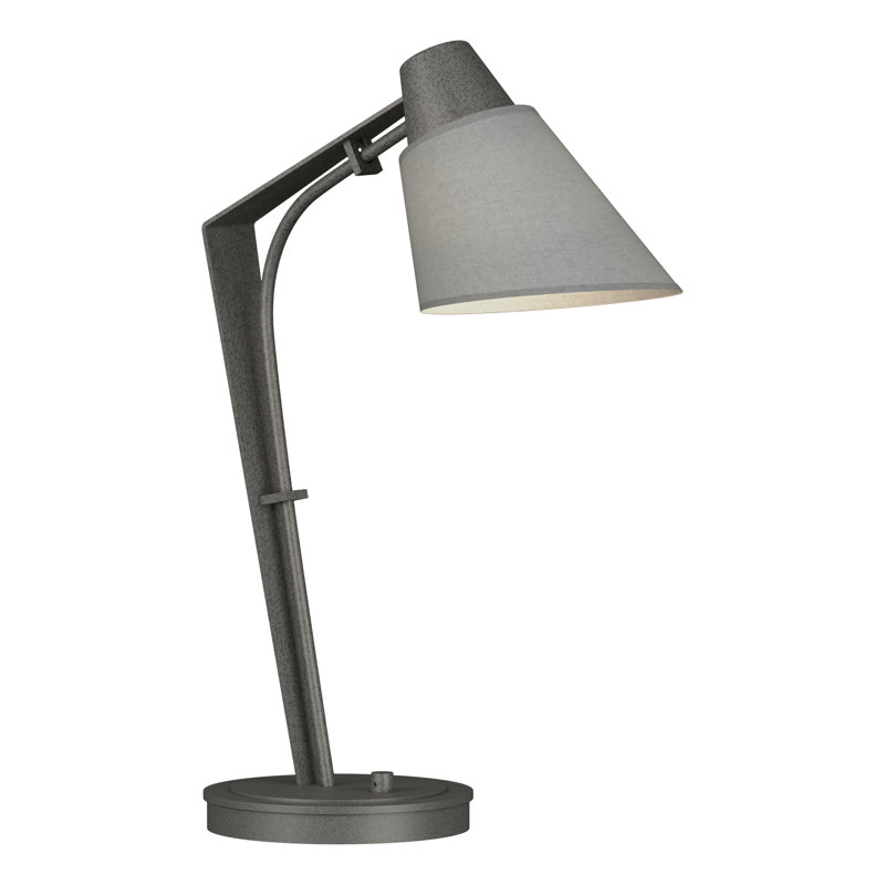Reach 21.9" Desk Lamp, Natural Anna, Oil Rubbed Bronze