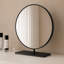 Meuble-lavabo moderne pour chambre à coucher crème - Miroir