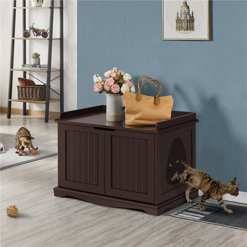 Enceinte de litière Salls, Espresso