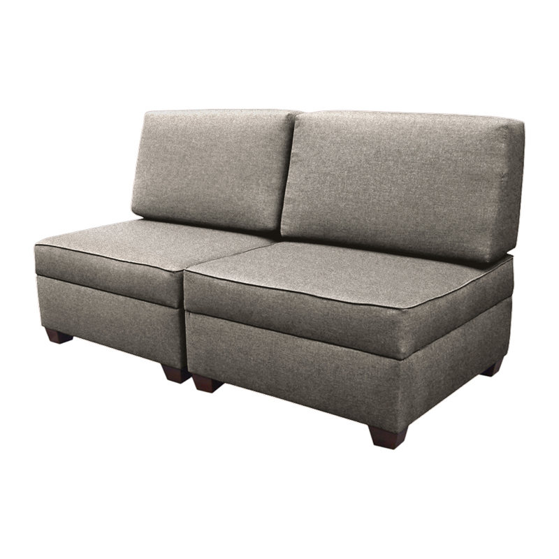 Canapé convertible Anke, Tissu Revolution Performance Fabrics® brun, 30 po x 60 po x 32 po
