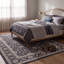 Tapis Cove2 traditionnel à motif floral intégral gris ivoire beige, lavable à la machine, antidérapant, à poils courts, pour l'intérieur et l'extérieur, adapté aux animaux domestiques, idéal pour le salon, la chambre, la salle à manger, l'entrée, le corridor ou le bureau.-2020639869