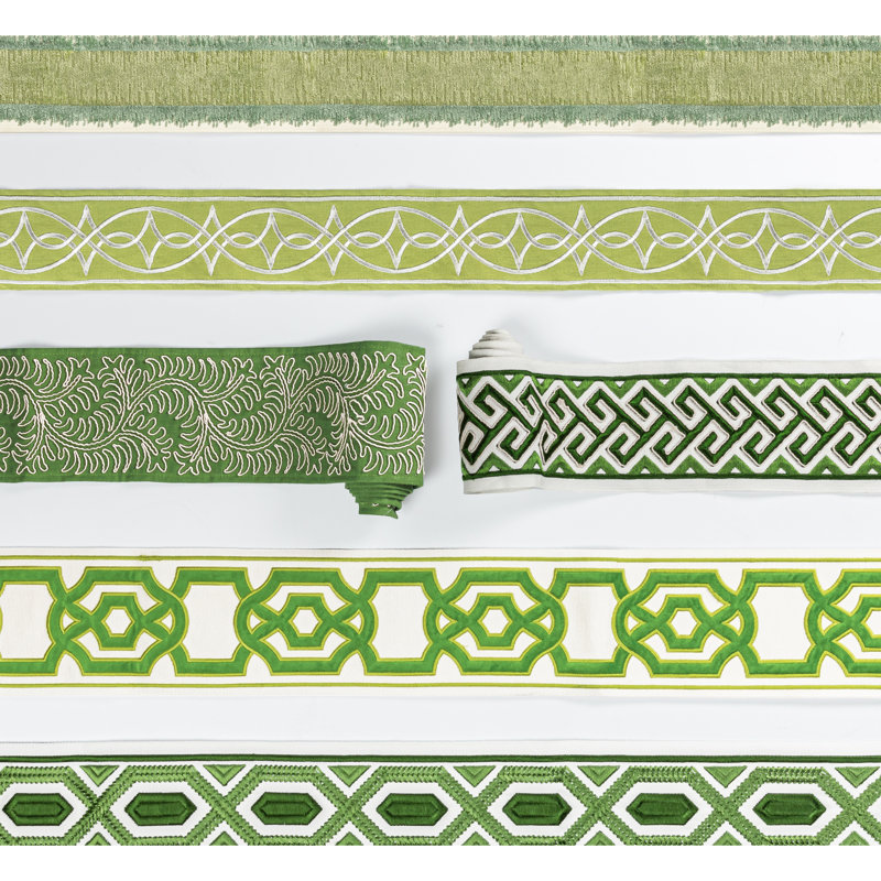 Treillis Passementerie II Bromo Trim, Aloe