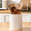 Ceramic / Porcelain Round Utensil Crock