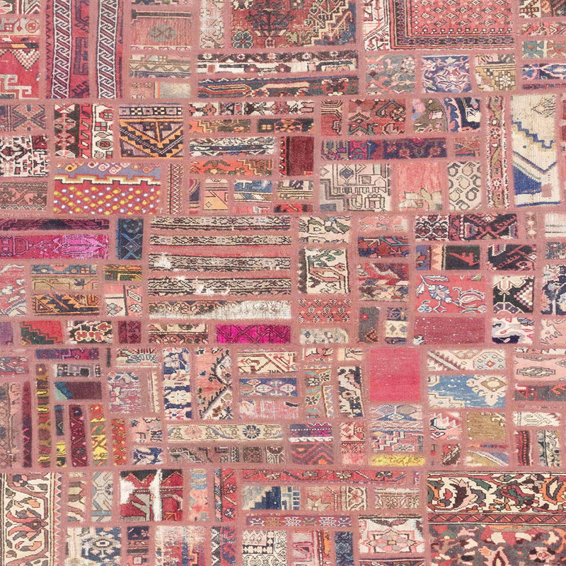 Patchwork Indoor Rug, Square 4'