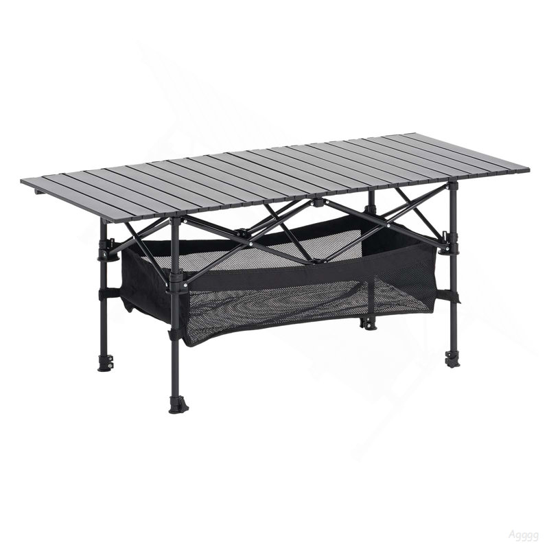 Table de camping pliante en aluminium