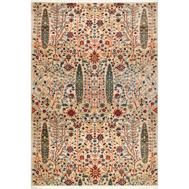 Marianna Floral Indoor Rug, Rectangle 4' x 6'