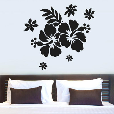 Hibiscus Flower Wall Sticker