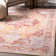 Tapis oriental orange