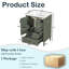 Meuble-lavabo simple 24 po avec lavabo en céramique Modern-507886186