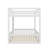 Wood Full-Over-Full Bunk Bed Featuring A Ladder And Safety Rails-383544146
