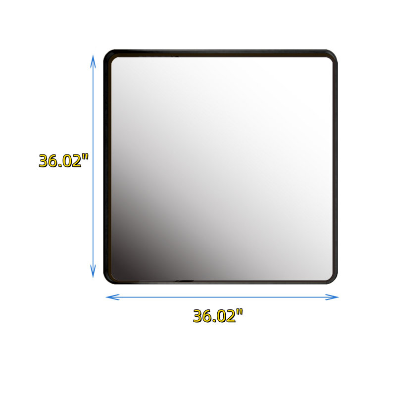 Miroir mural 36 po x 36 po