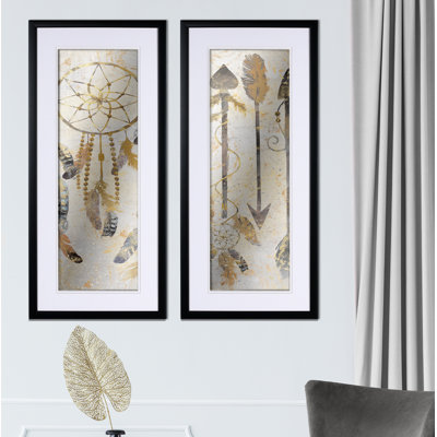 " Tribal Dreamcatcher " 2 - Pieces