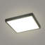 Black 30cm Square Waterproof LED Flush Ceiling Light