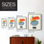«Bright Color Bundle I», reproduction encadrée - bois massif-1723517313-1723517315