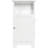  Shaker Style Single Door Cabinet, Bathroom Storage Organizer, White