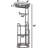 Freestanding Toilet Paper Holder Stand With Magazine Rack And Phone Shelf - All-In-One Bathroom Organizer For Mega Rolls, Tablets, And Essentials