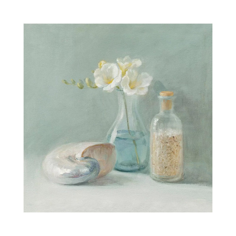 " Freesia Spa " by Danhui Nai, No Matte, 26" H x 26" W x 1.5" D, Wrapped Canvas