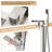 Bathtub Faucet With 360 Swivel Waterfall Spout And Hand Shower, Heavy - Duty Brass, Brushed Nickel Finish Filler Detachable Handheld-125487920