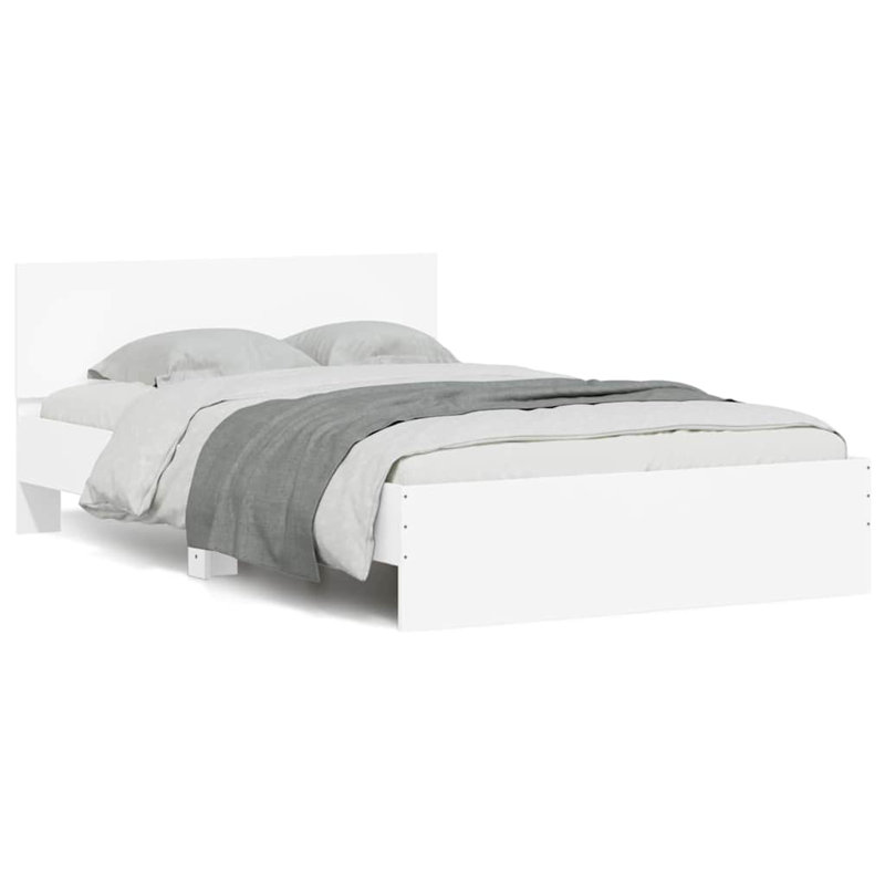 Siman Bed, White, European Double (140 x 200 cm)