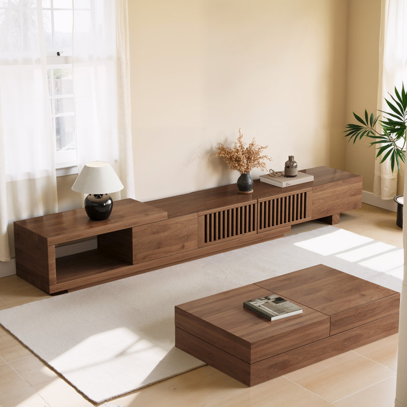 Meuble télé 78,54 po avec table basse 47,2 po