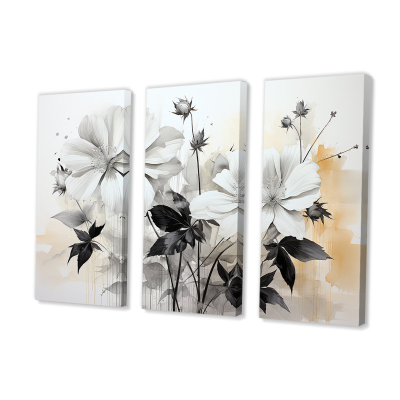 Ensemble de salon gris Hibiscus I - Hibiscus, H 28 po x l 36 po x P 1 po