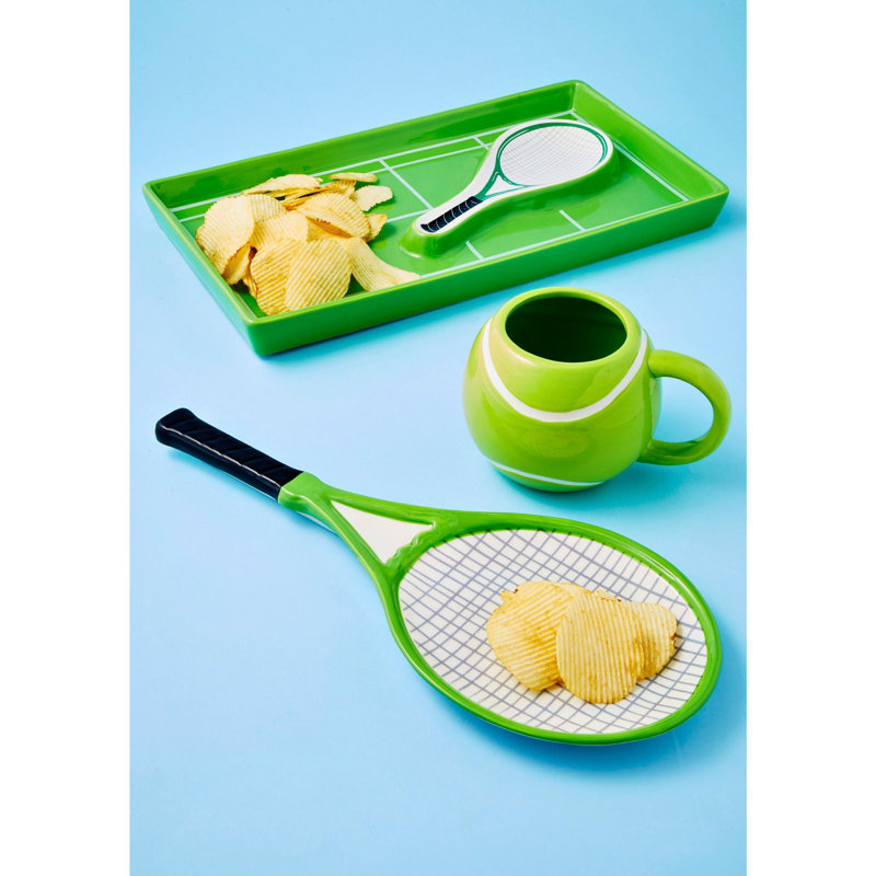 Tasse à balles de golf Godinger, Vert/blanc