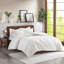 Housse de couette en coton chenille géométrique pour lit double / grand 3 pièces, douce et confortable - pour lit double / grand, -