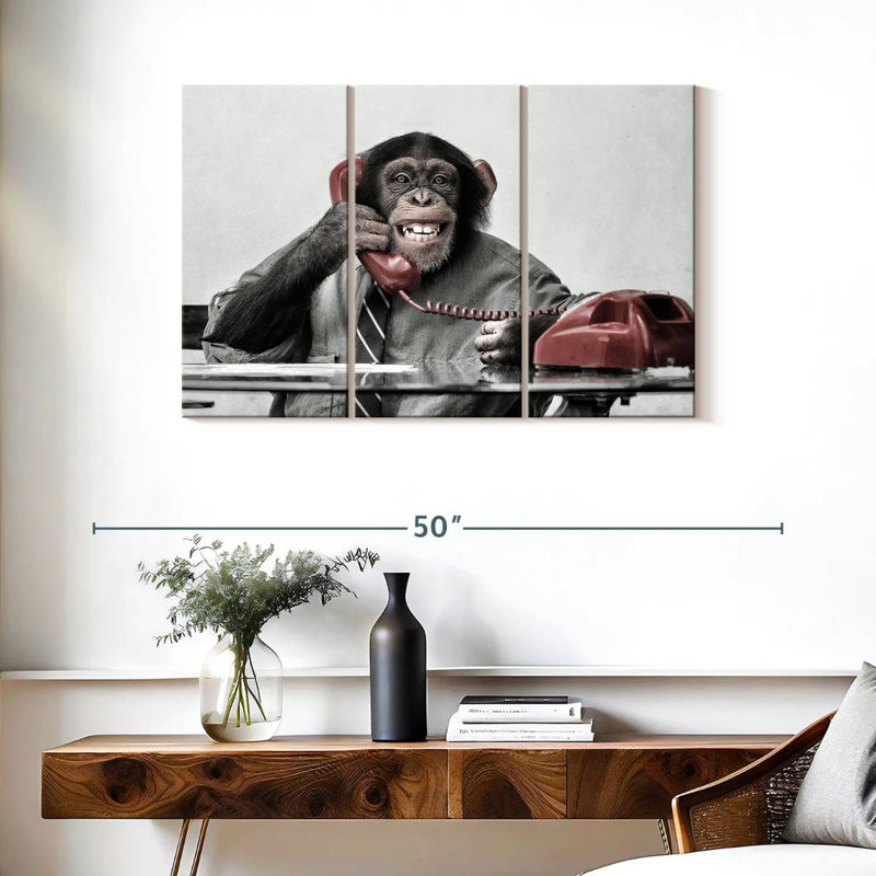 Chimpanzee Business, H 24 po x l 38 po