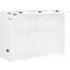 Lit avec prises et grand tiroir - Chic, espace, taille pour rangement convertible, blanc, maison