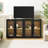 Modern 32" Glass Door Modular Accent Cabinet-862074390-863214341