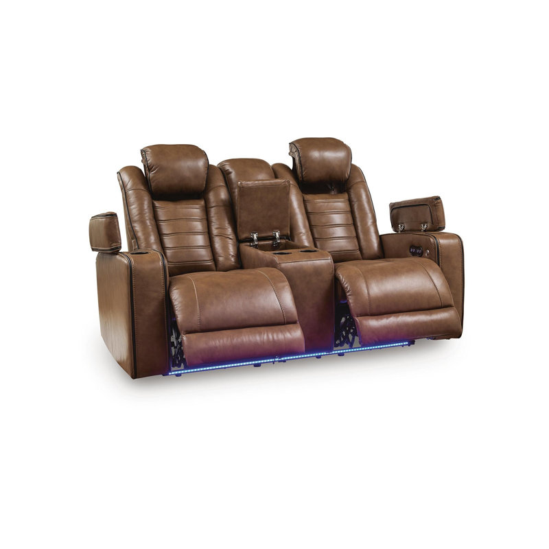 Causeuse inclinable électrique avec console Melvin