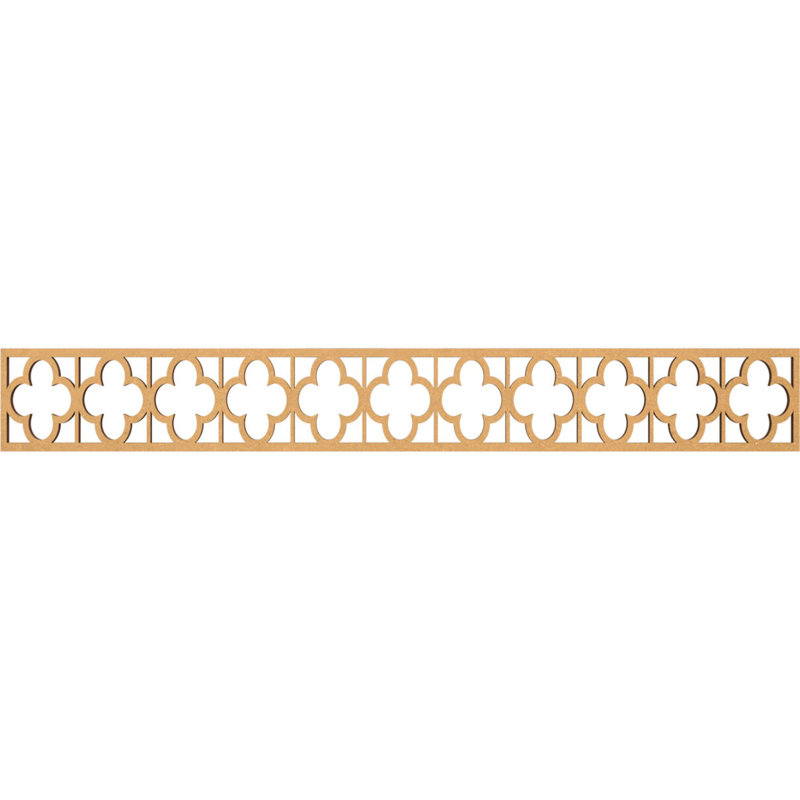 Moulure à panneau Woodall, H 6 po x l 46,5 po x P 0,375 po, Bois aggloméré brut