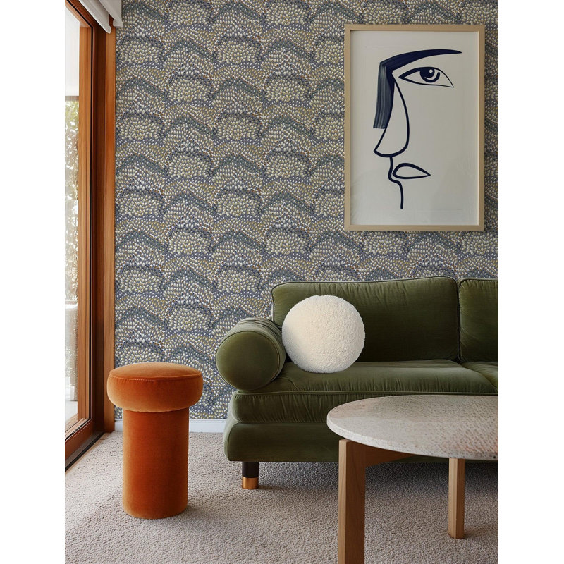 Jandaya Wallpaper, Heather, Peel & Stick, Self-adhesive